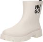 HUGO Boots & laarzen Jin Rain Bootie in crème - Thumbnail 1