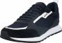 Hugo Boss Hugo Icelin Runn Lage sneakers Leren Sneaker Heren Blauw - Thumbnail 5