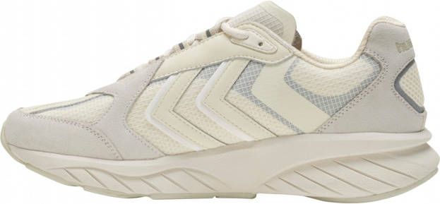 Hummel Sneakers laag taupe ecru wit