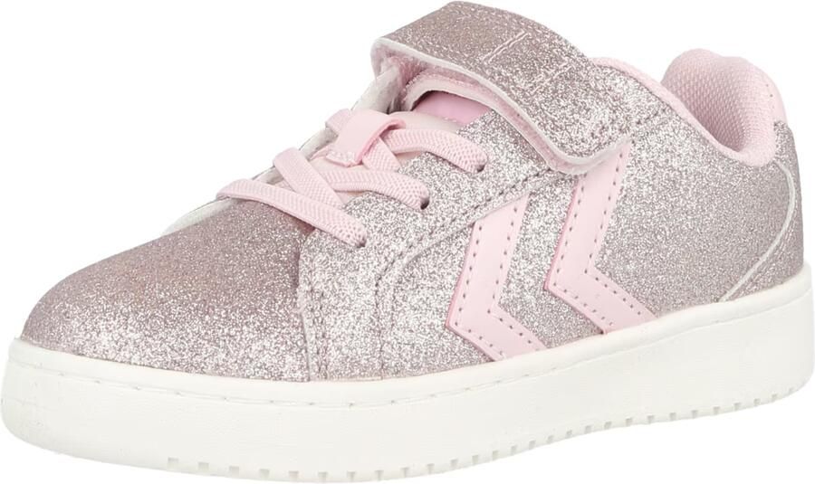Hummel kindersneakers laag model Derby Court Xm Jr 230290 Roseate Spoonbill - Foto 3