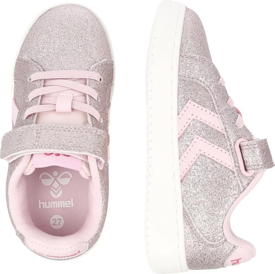 Hummel kindersneakers laag model Derby Court Xm Jr 230290 Roseate Spoonbill - Foto 4