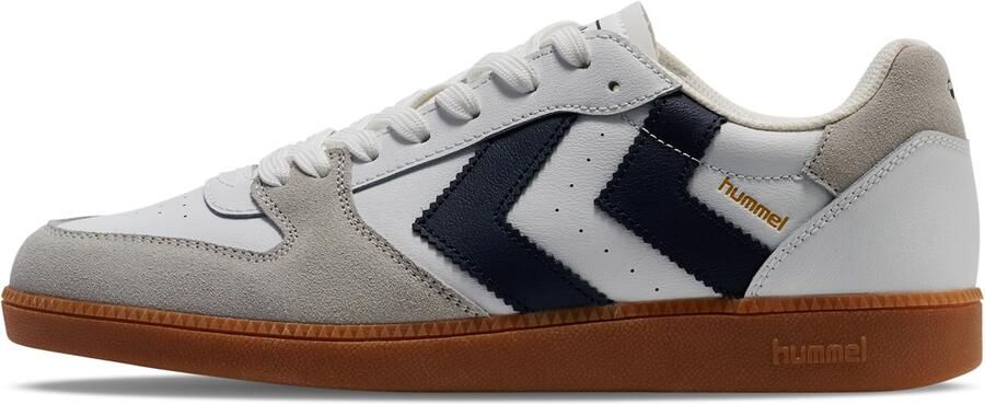 Hummel Sneakers laag beige navy wit