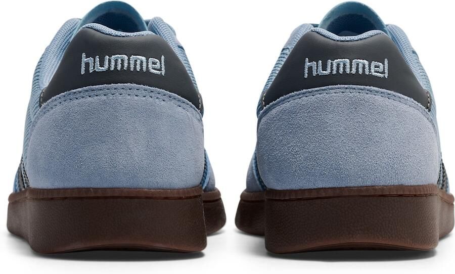 Hummel Sneakers laag blauw marine pastelblauw bruin - Foto 4
