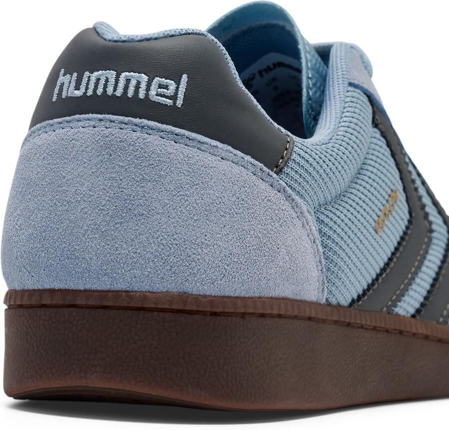 Hummel Sneakers laag blauw marine pastelblauw bruin - Foto 2