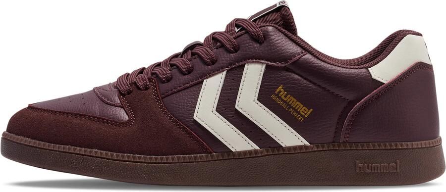 Hummel Sneakers laag donkerrood wit
