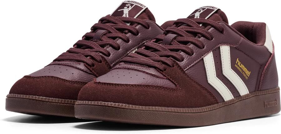 Hummel Sneakers laag donkerrood wit - Foto 5