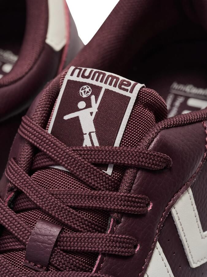 Hummel Sneakers laag donkerrood wit - Foto 3