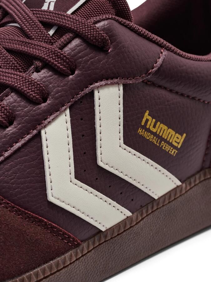 Hummel Sneakers laag donkerrood wit - Foto 4