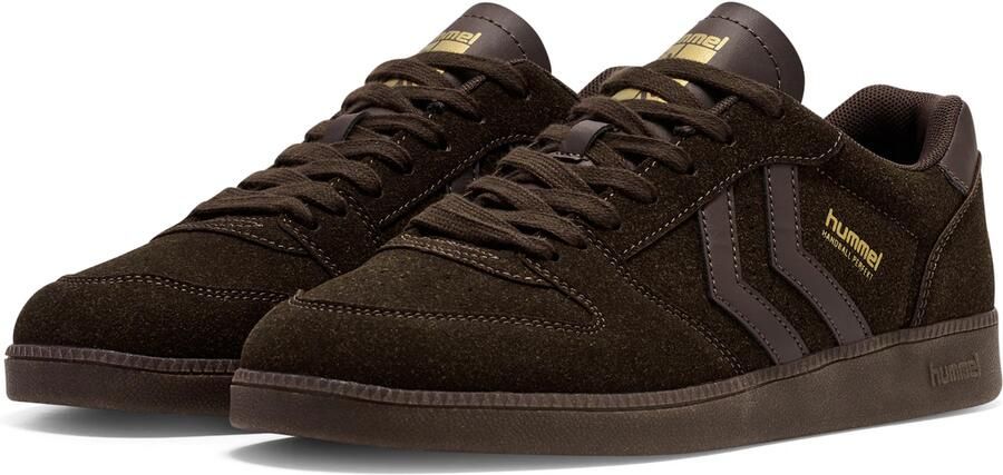 Hummel Sneakers laag ombergrijs geel - Foto 5