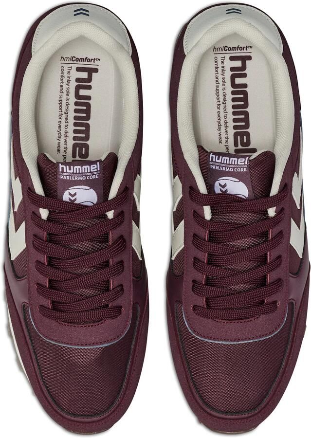Hummel Sneakers laag 'Parlermo' donkerrood wit - Foto 4