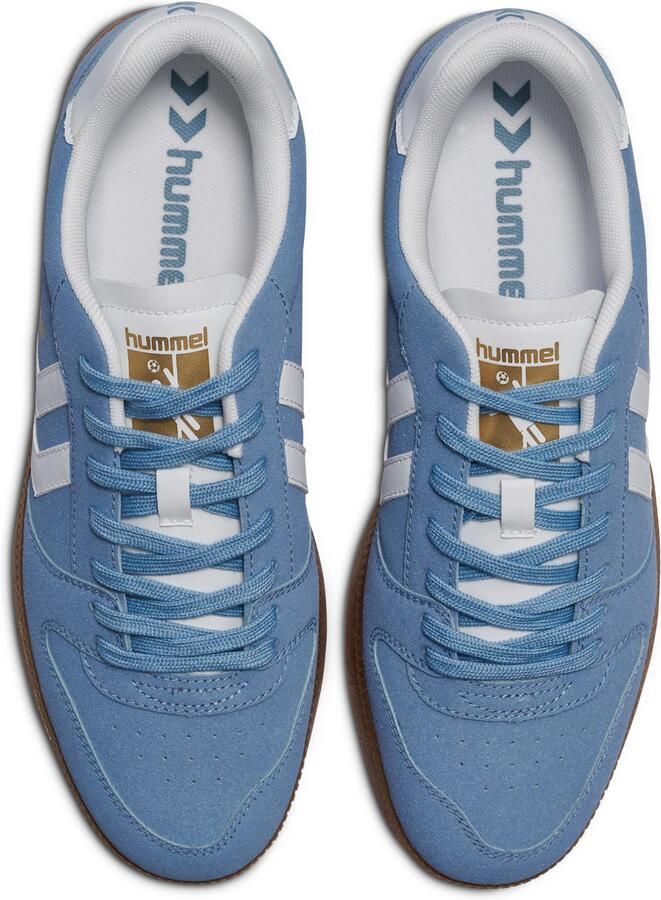 Hummel Perfekt CL handbal sneakerschoenen Suede 226217 blauw - Foto 4