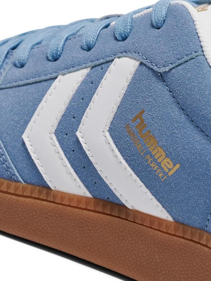 Hummel Perfekt CL handbal sneakerschoenen Suede 226217 blauw - Foto 6
