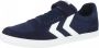 Hummel Kinder Sneaker Slimmer Stadil Low Jr Dress Blue - Thumbnail 3