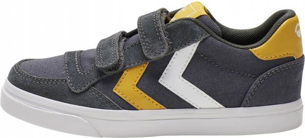 Hummel Stadil Low Jr. sneakers antraciet geel - Foto 3