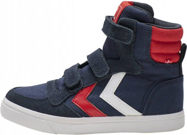 Hummel Stadil High Jr. sneakers donkerblauw rood - Foto 2