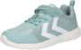 Hummel Kinder Sneakers low Actus Glitter Recycled Jr Blue Surf - Thumbnail 2