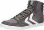 Hummel Slimmer Stadil Hoge Sneakers Grijs - Thumbnail 4