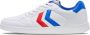Hummel Sneaker flach Handball Perfekt White Blue Red - Thumbnail 2
