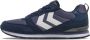 Hummel MONACO 86 sneaker herenschoenen vegan 216551 7381 blauw - Thumbnail 3