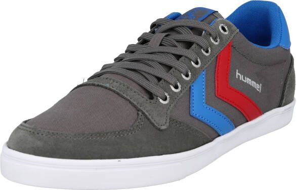 Hummel Sportschoen 'Slimmer Stadil' blauw zilvergrijs donkergrijs rood - Foto 7