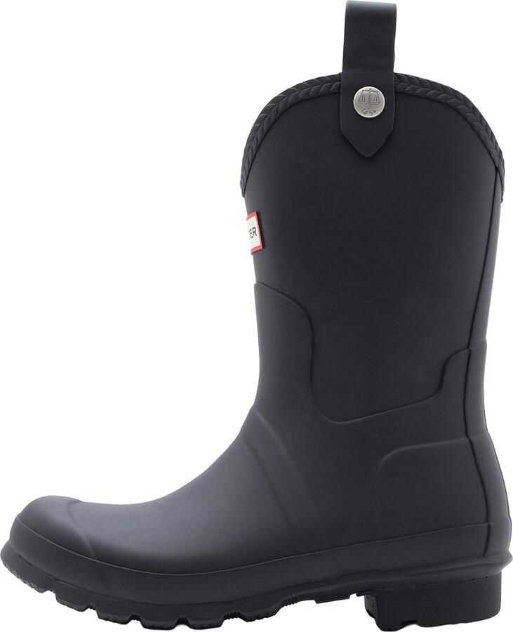HUNTER Regenlaarzen lichtrood zwart offwhite