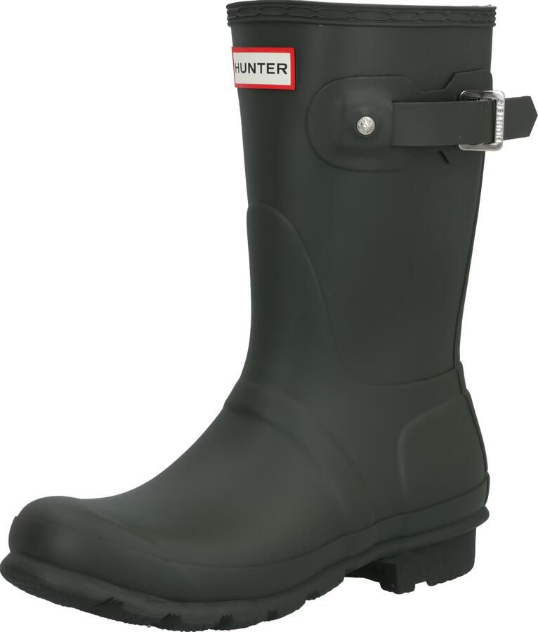 HUNTER Regenlaarzen Dames Womens Original Short Maat: 38 Materiaal: Rubber Kleur: Groen - Foto 7