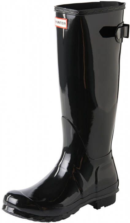 Hunter Original Back Adjustable Gloss WMS Regenlaarzen Dames Zwart - Foto 15