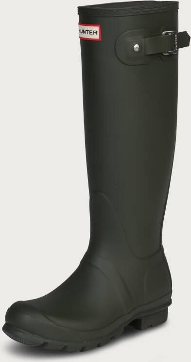 Hunter Boots Women's Original Tall Rubberlaarzen olijfgroen - Foto 5