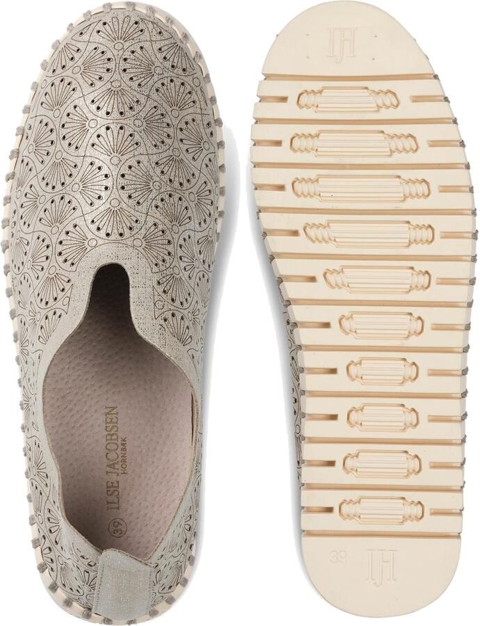 ILSE JACOBSEN Huisschoenen 'Tulip 3484' zilver - Foto 2