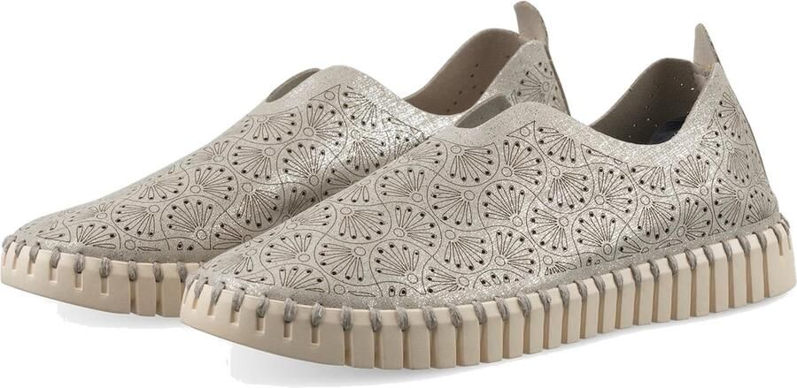 ILSE JACOBSEN Huisschoenen 'Tulip 3484' zilver - Foto 5