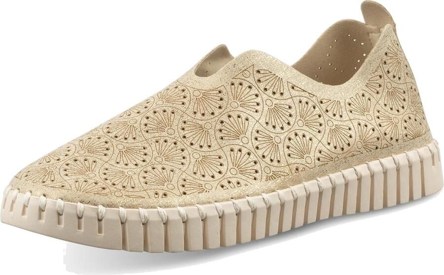 ILSE JACOBSEN Huisschoenen 'Tulip' goud