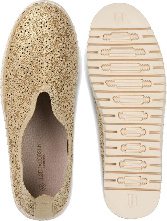 ILSE JACOBSEN Huisschoenen 'Tulip' goud - Foto 2