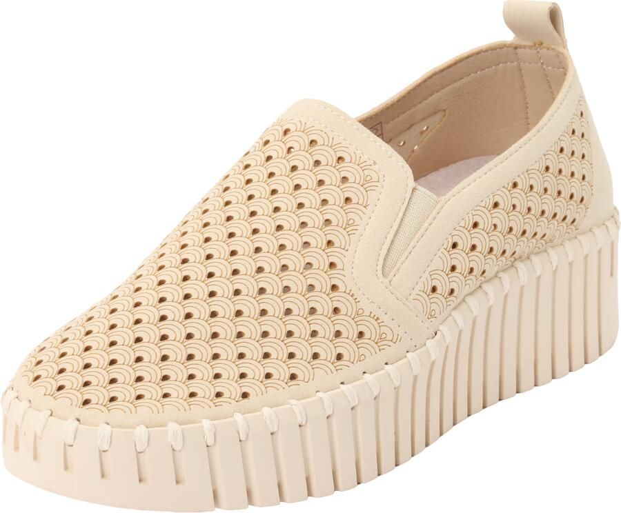 Ilse Jacobsen Tulip slip-on met wedge-zool beige - Foto 3