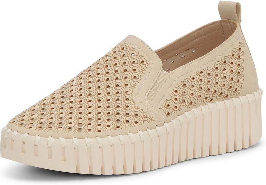 Ilse Jacobsen Tulip slip-on met wedge-zool beige