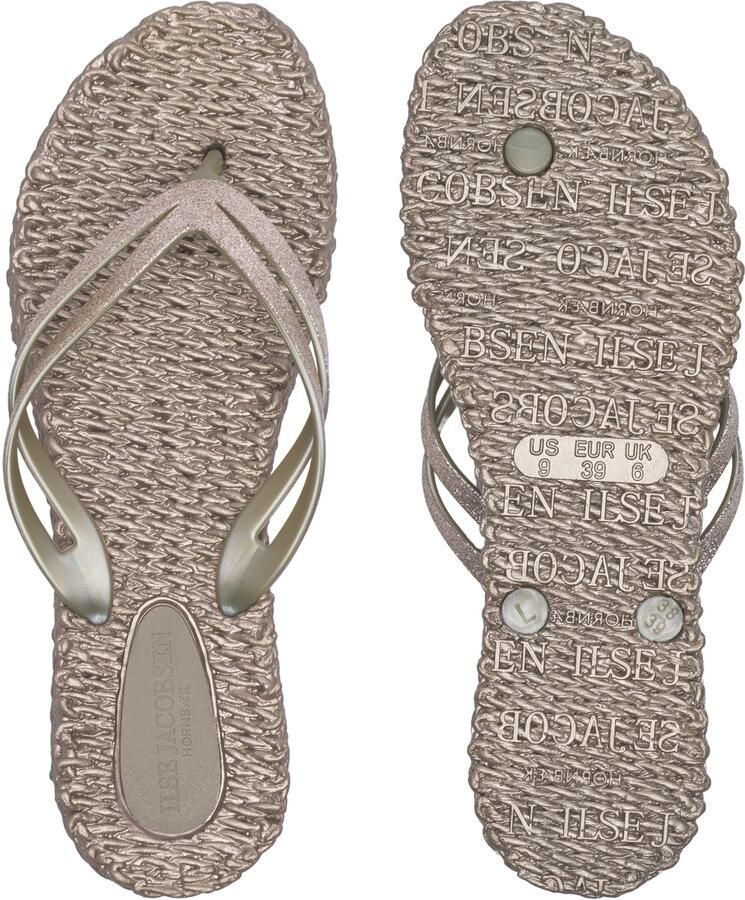 ILSE JACOBSEN Teenslippers Dames Cheerful13 Rubber Goud - Foto 9