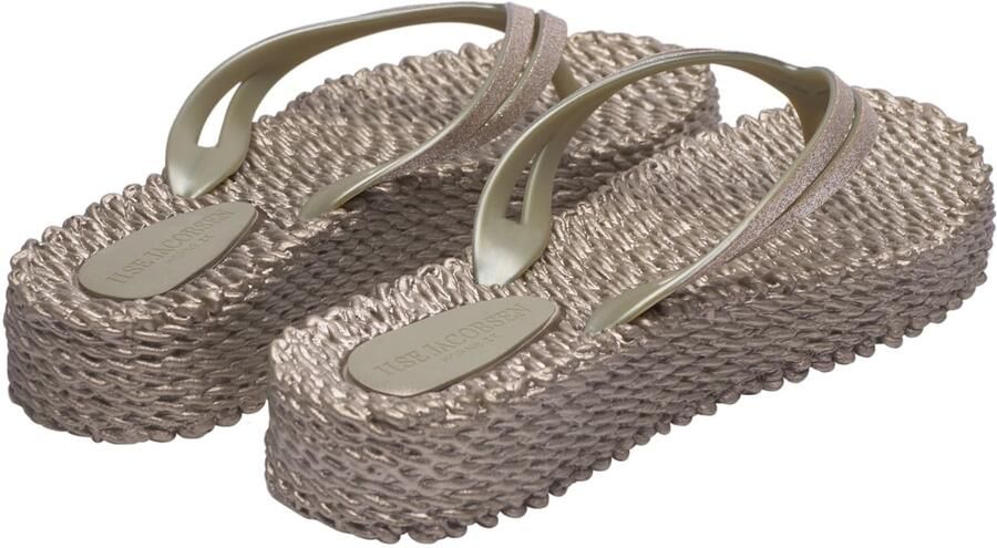 ILSE JACOBSEN Teenslippers Dames Cheerful13 Rubber Goud - Foto 10