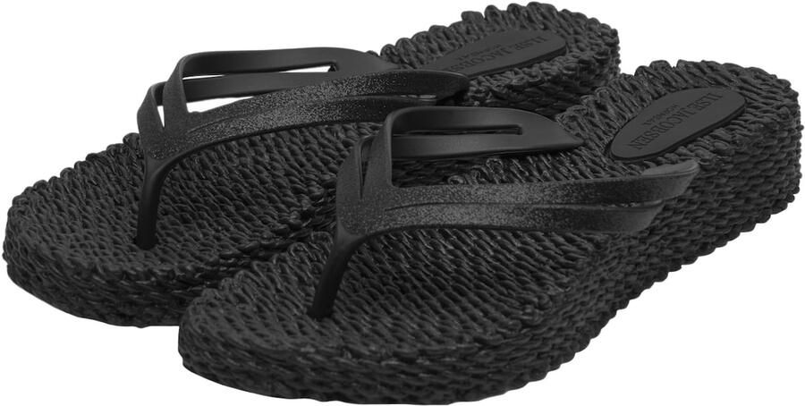 ILSE JACOBSEN Teenslippers Dames Cheerful13 Rubber Zwart - Foto 2
