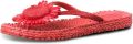 Ilse Jacobsen Slippers met bloem CHEERFUL16F - Rood