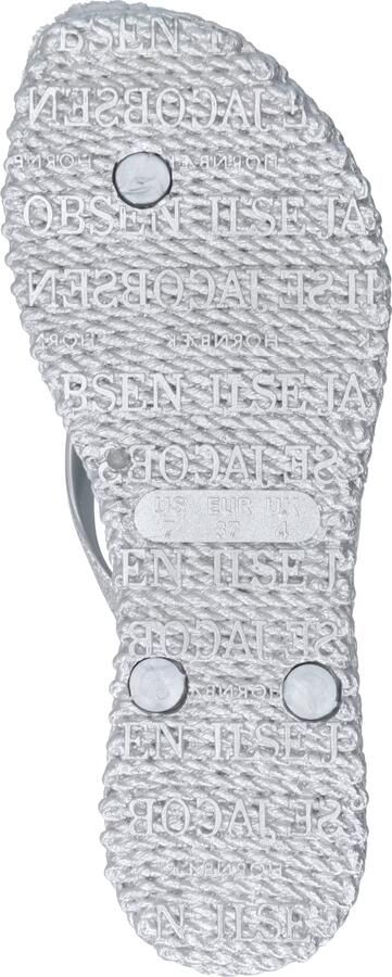 ILSE JACOBSEN Teenslippers Dames Cheerful01 Maat: 37 Materiaal: Rubber Kleur: Zilver - Foto 17