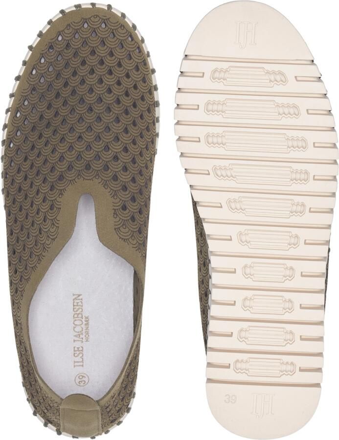 Ilse Jacobsen Instappers Platform TULIP3373 465 Deep Olive - Foto 3