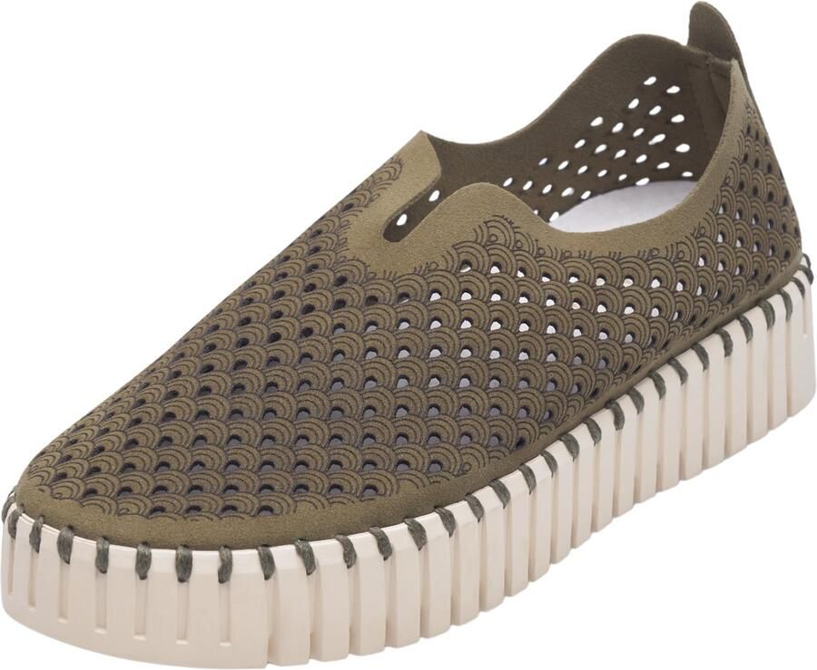 Ilse Jacobsen Instappers Platform TULIP3373 465 Deep Olive - Foto 2