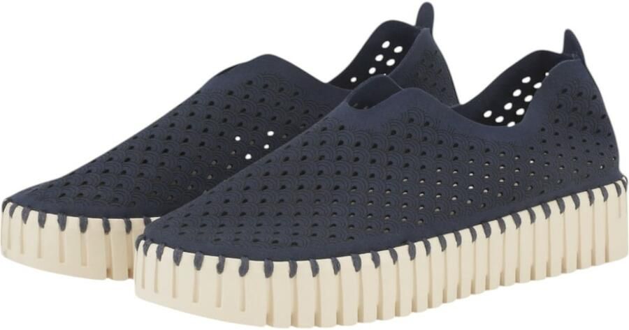 Ilse Jacobsen Instappers Platform TULIP3373 660 Dark Indigo - Foto 3