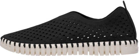 Ilse Jacobsen Instappers Dames Instapschoenen Damesschoenen Canvas Tulip 3275 Zwart - Foto 9