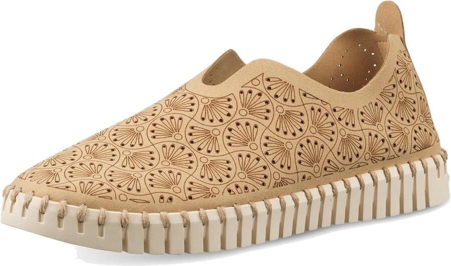 ILSE JACOBSEN Slip-on 'Tulip3485' lichtbruin