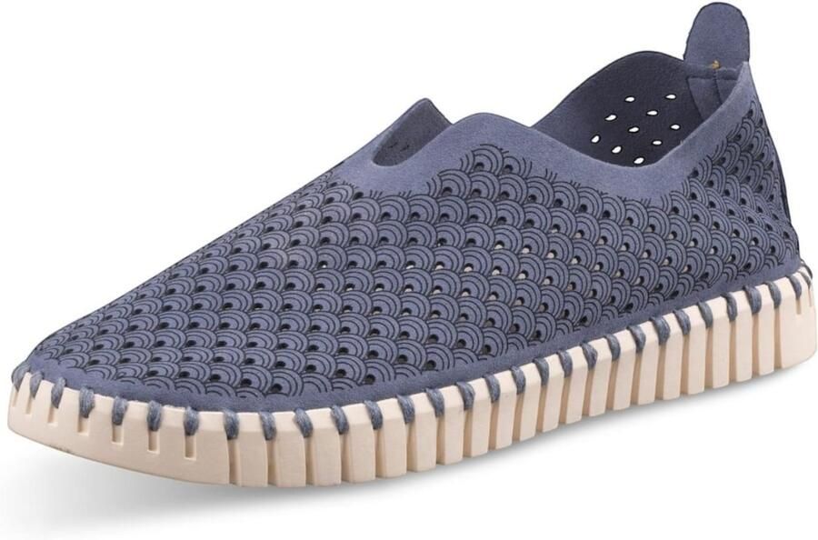 ILSE JACOBSEN Sneakers laag 'TULIP3275' blauw gemêleerd
