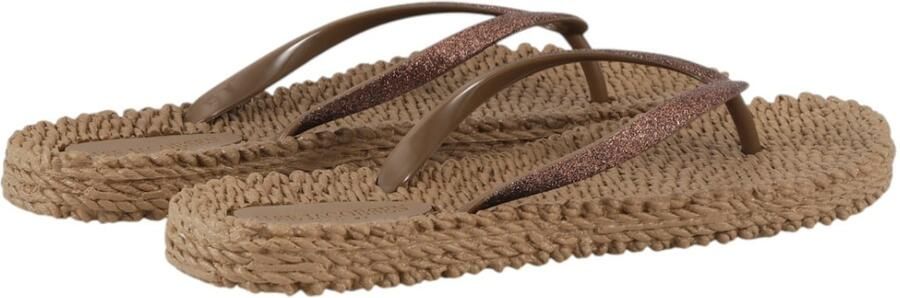 ILSE JACOBSEN Teenslipper 'Cheerful 01' lichtbruin rose-goud - Foto 6