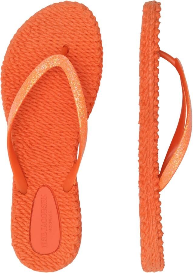 Ilse Jacobsen Hornbæk Oranje Glitter Strand Slippers Cheerful01 Orange Dames - Foto 5