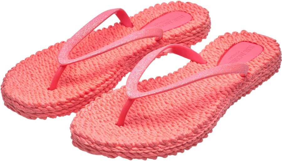 Ilse Jacobsen Slippers met glitter CHEERFUL01 396 Indian Red
