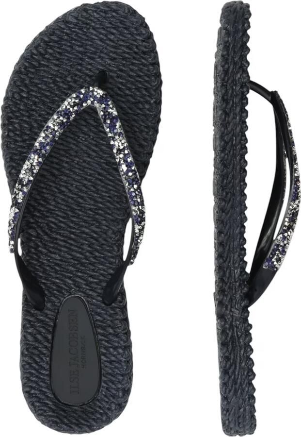 Ilse Jacobsen Slippers met glitter CHEERFUL03G 660 Indigo Dark Indigo - Foto 5