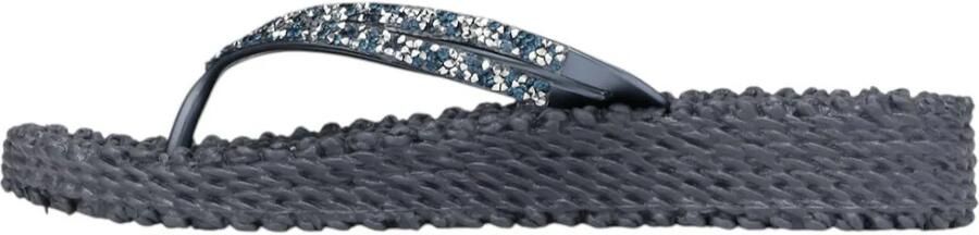 ILSE JACOBSEN Teenslipper 'Cheerful 08M' blauw navy wit - Foto 6